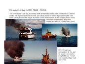 CCG Marine Firefighting Arctic Grail fire extinguished by Canadian Coast Guard Cutter Point Race, Campbell River